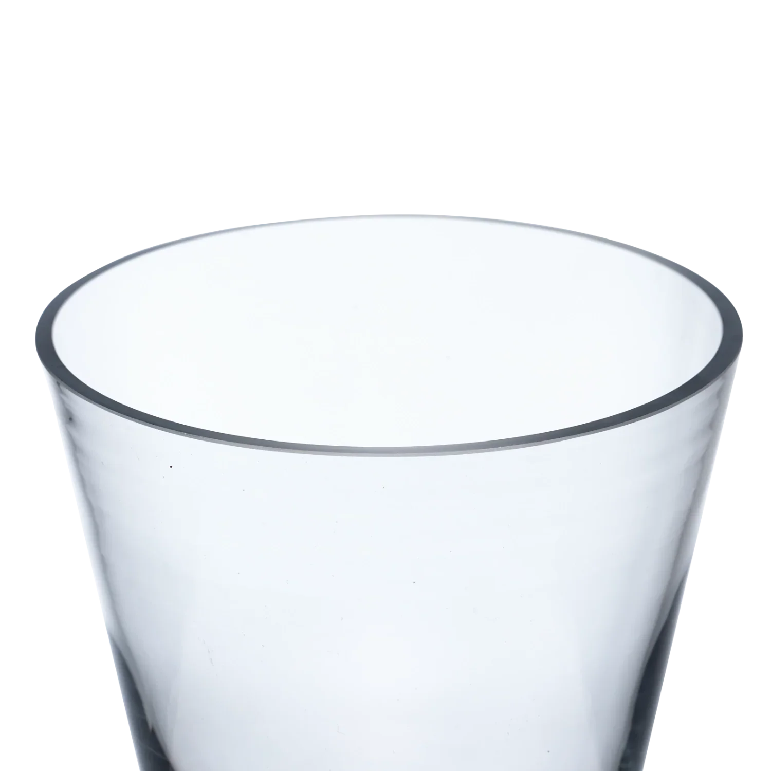 Alderney Conical Hurricane Glass Vase, Small - Image 3
