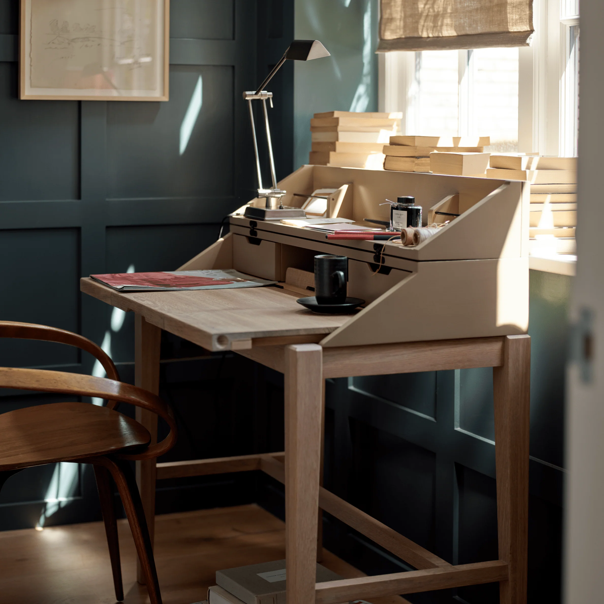 Ardingly Compact Desk with Storage - Image 4