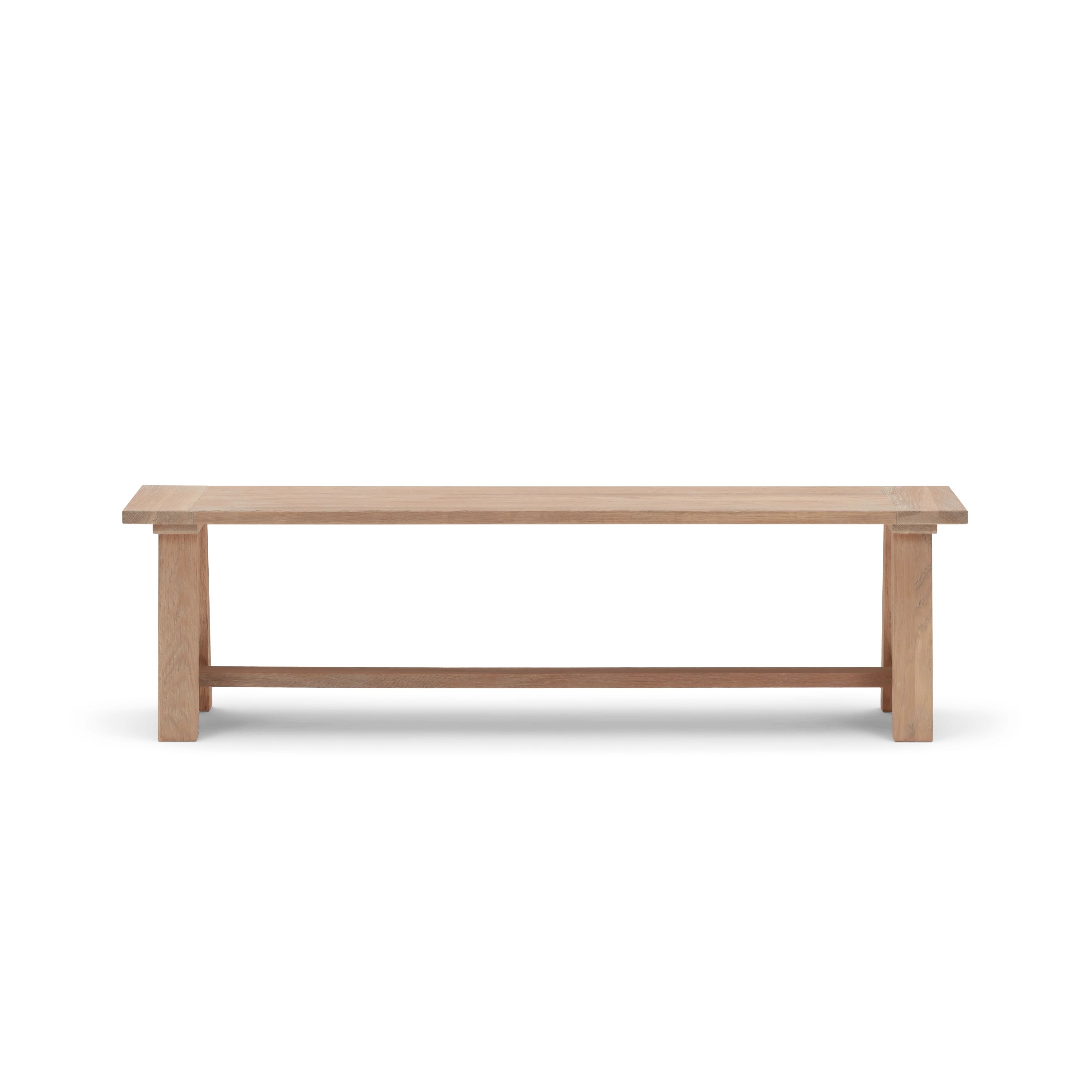 Arundel 2-3 Seater Oak Dining Bench - Image 3