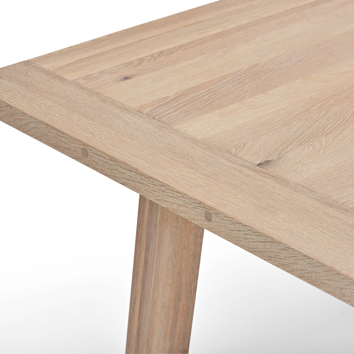 Arundel 6 Seater Oak Dining Table - Image 5