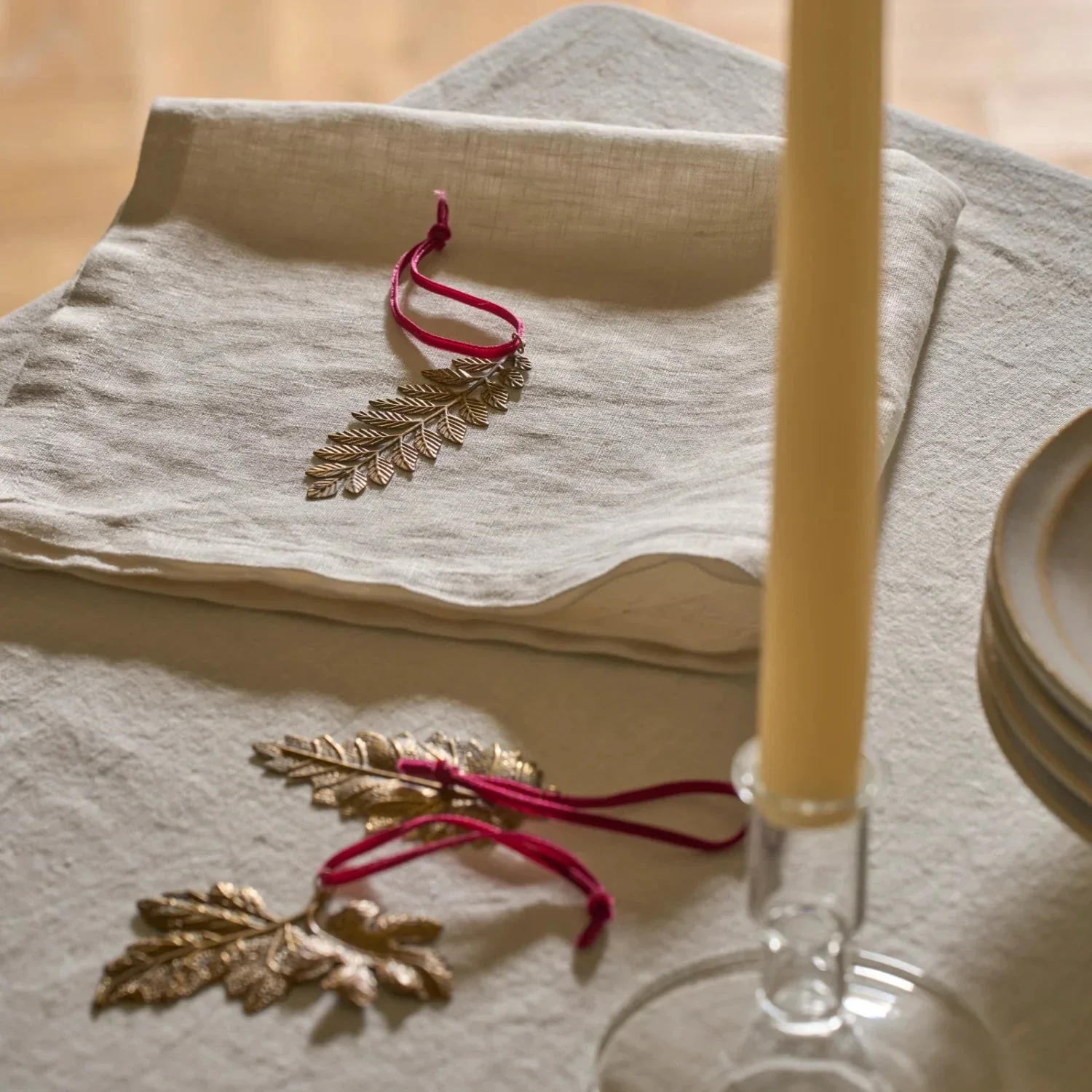 Ashridge Ash Leaf Hanging Decoration, Bronze
