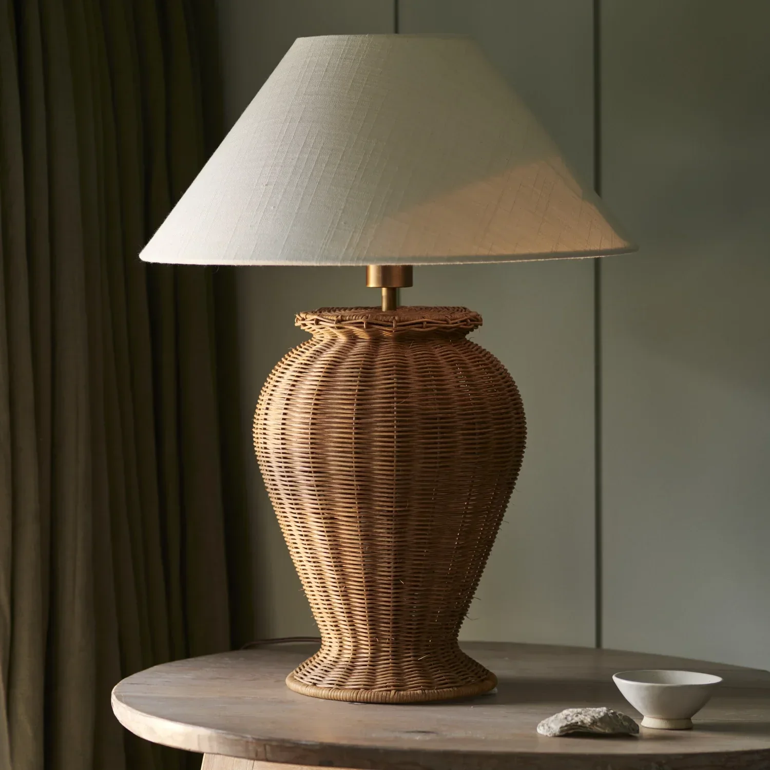 Athena Large Rattan Table Lamp - Image 12