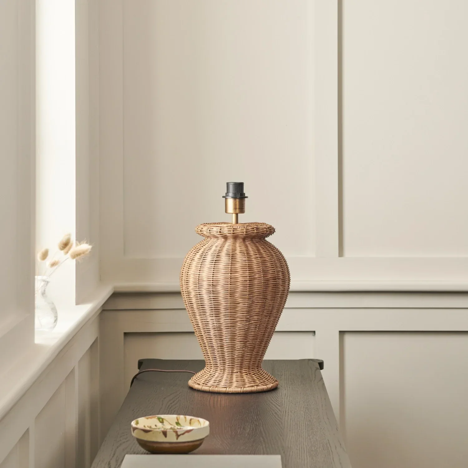 Athena Medium Rattan Table Lamp - Image 17