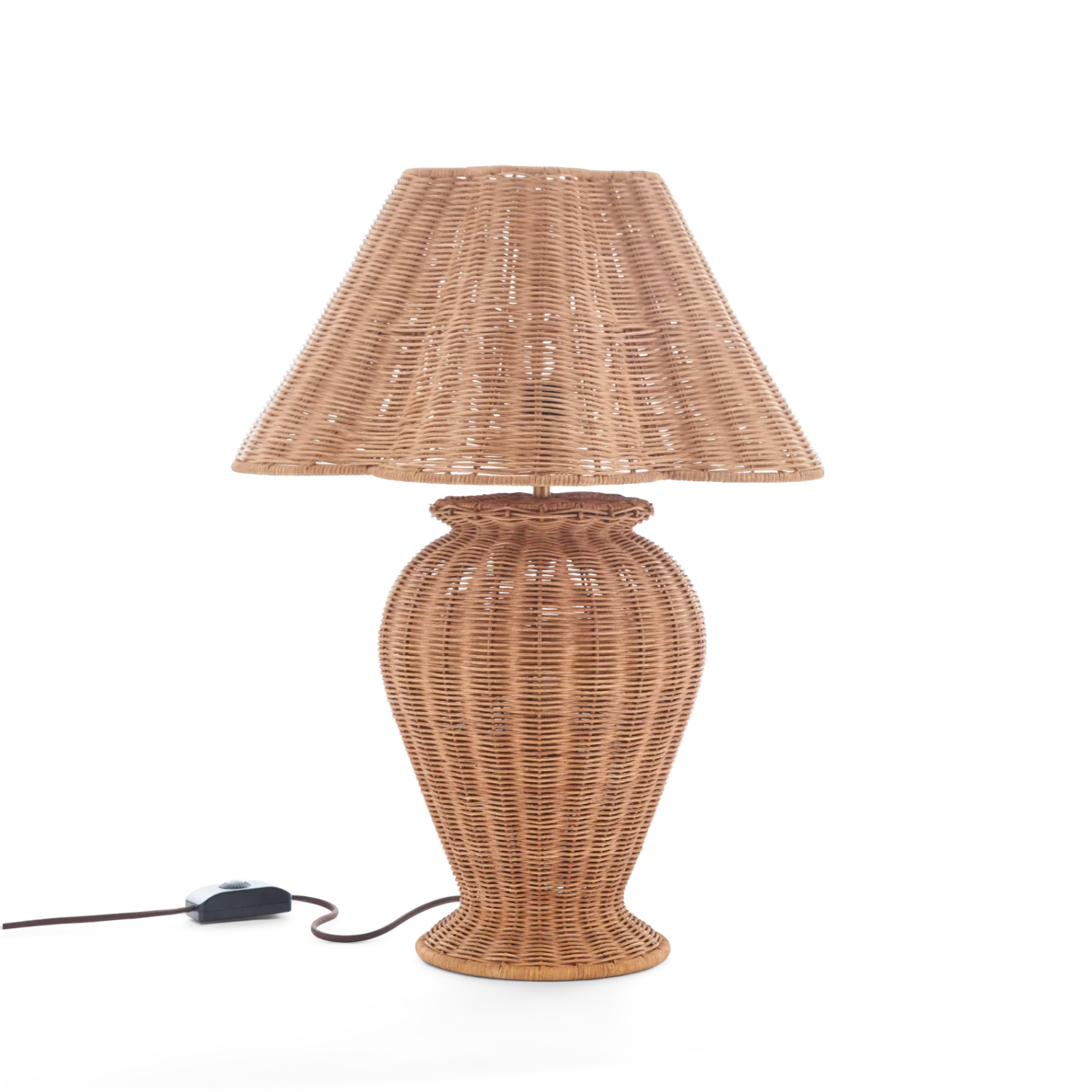 Athena Medium Rattan Table Lamp - Image 6