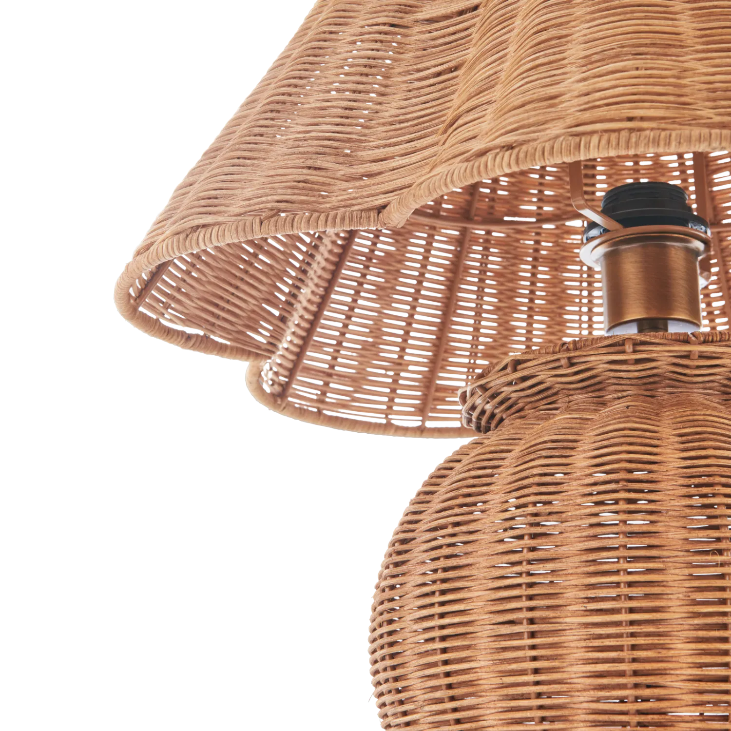 Athena Medium Rattan Table Lamp - Image 7