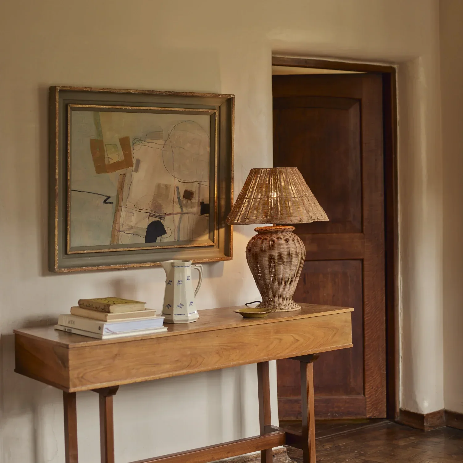 Athena Medium Rattan Table Lamp - Image 9