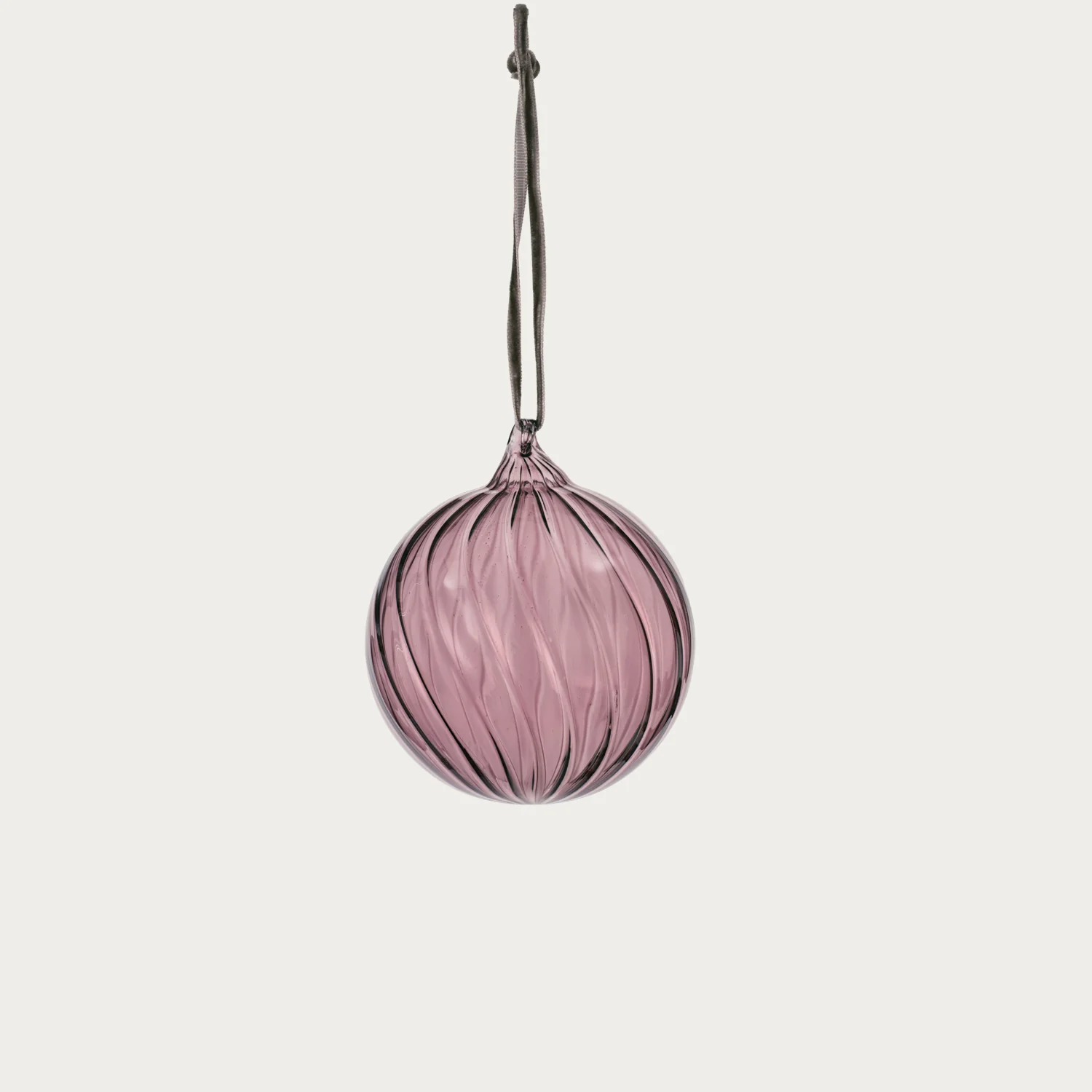 Avery Small Glass Bauble, Rose - Set of 6 - Image 3