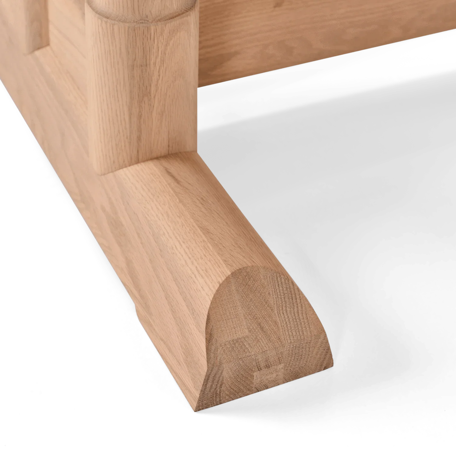 Battersea 8 Seater Oak Dining Table - Image 10