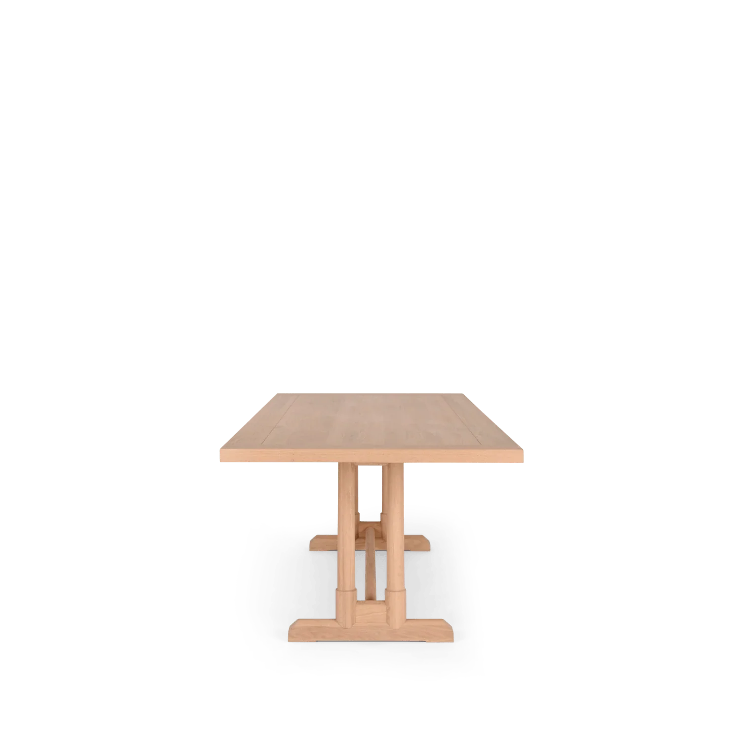 Battersea 8 Seater Oak Dining Table - Image 8