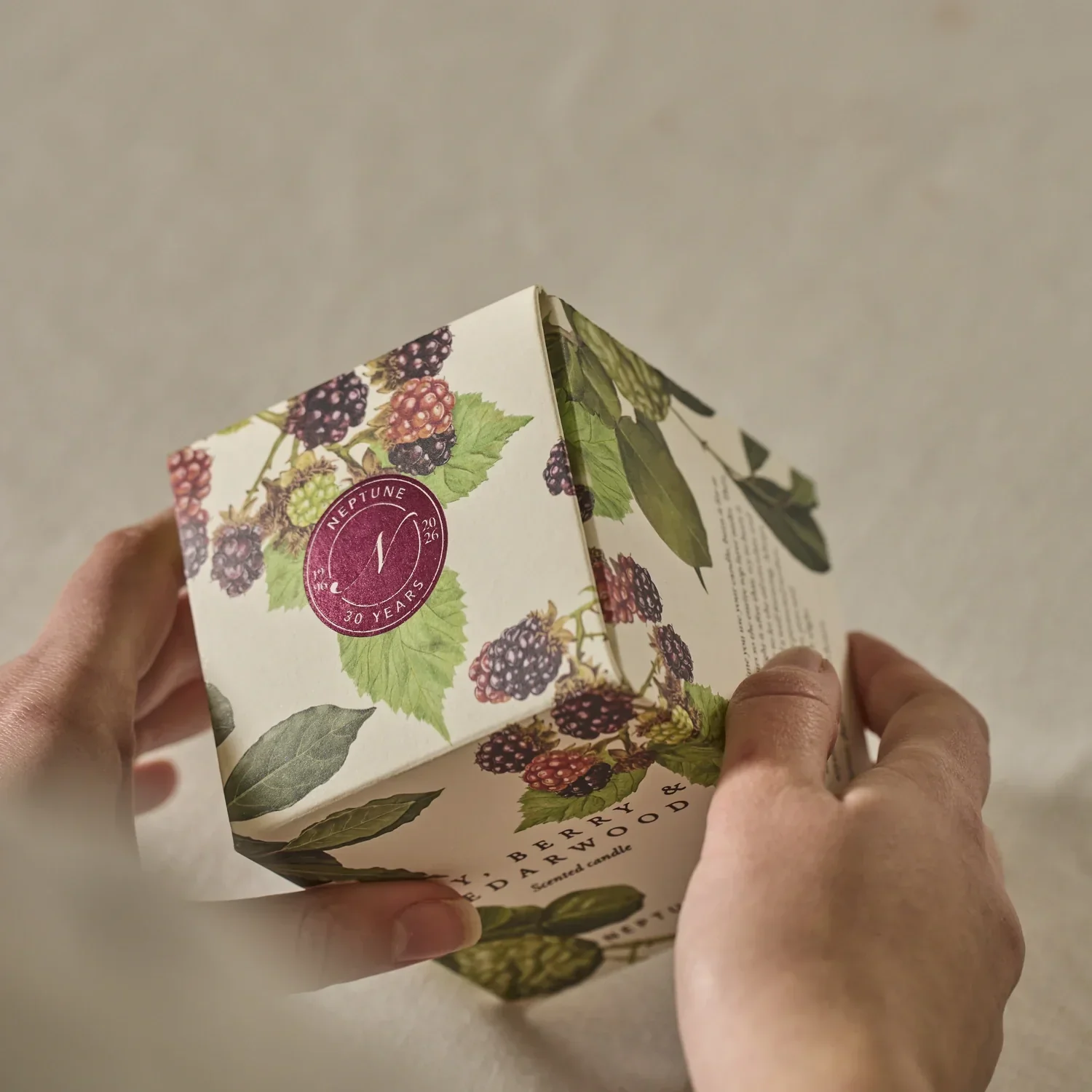 Bay, Berry & Cedarwood Scented Candle - Image 6