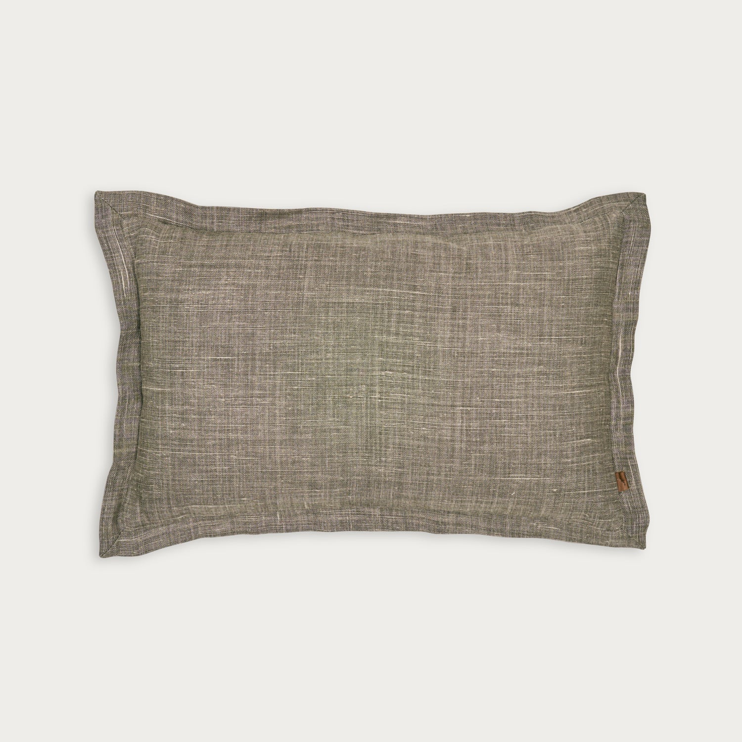 Beatrix Bolster Cushion, Harry Linen - Mortar