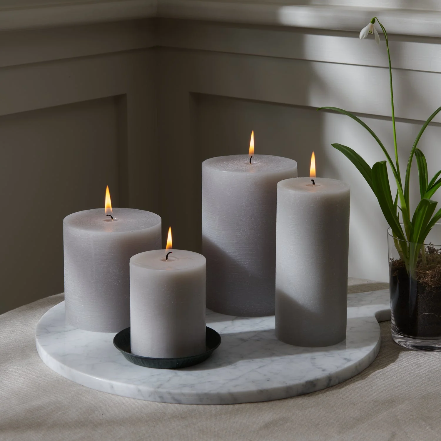 Blyton Pillar Candle, Mist - Image 8