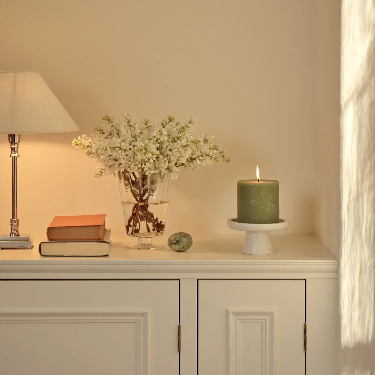 Blyton Pillar Candle, Nettle - Image 10