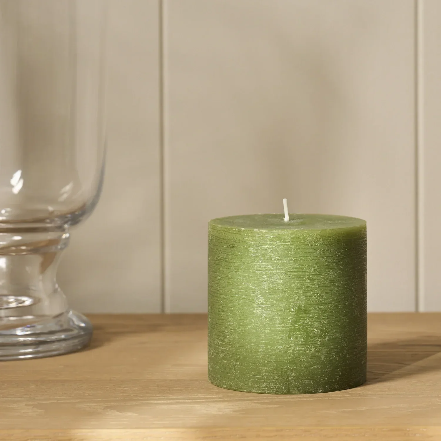 Blyton Pillar Candle, Nettle - Image 8