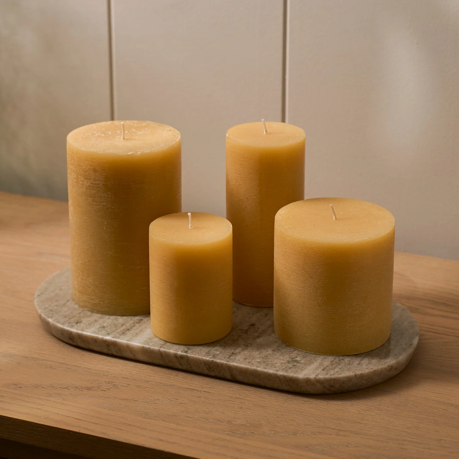 Blyton Pillar Candle, Saffron - Image 2