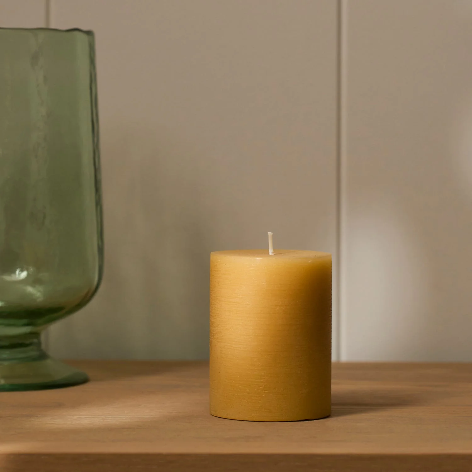 Blyton Pillar Candle, Saffron - Image 4
