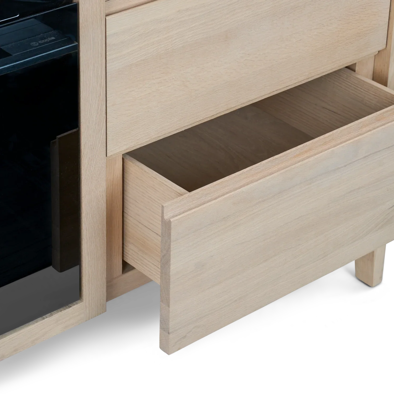 Borough Freestanding Oak Cooking Island with Marble Top - Image 13