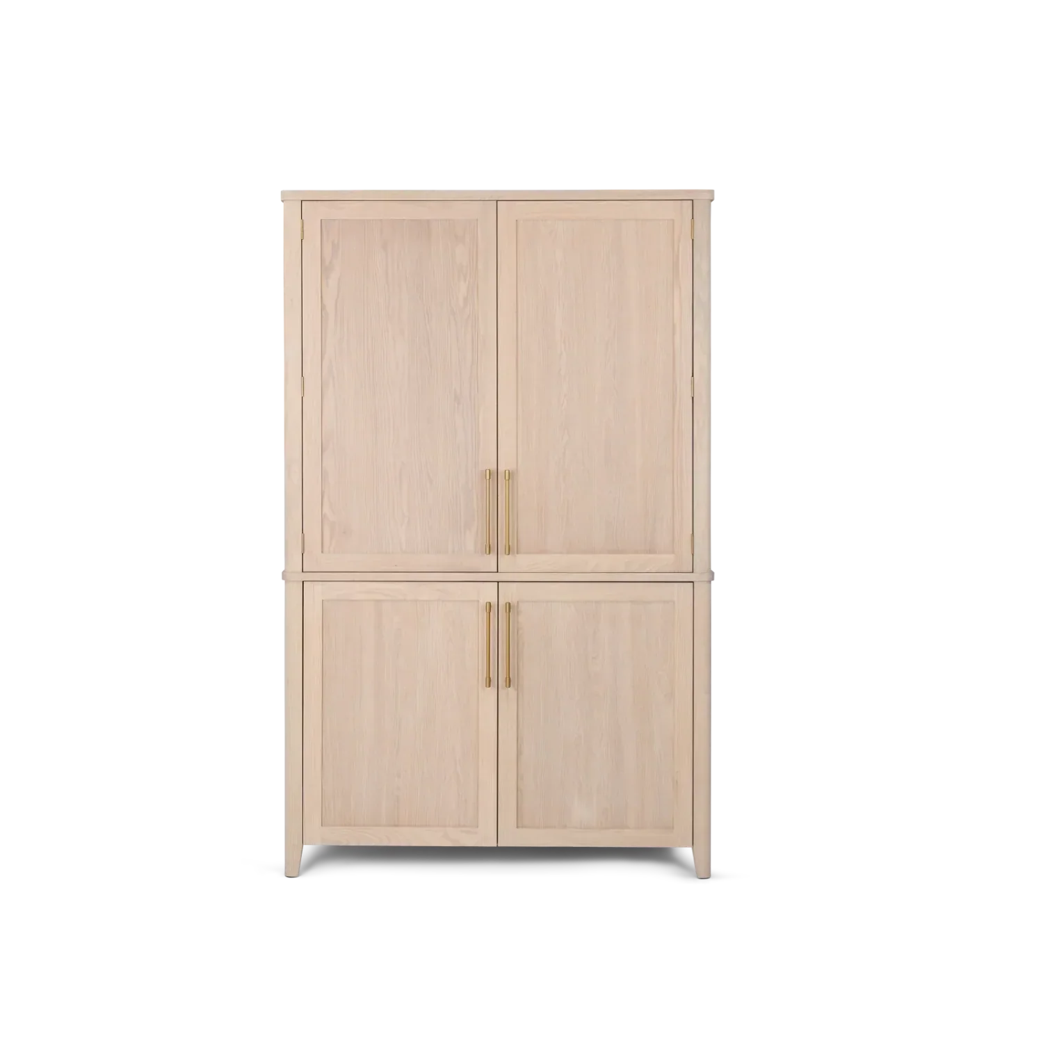 Borough Freestanding Oak Double Kitchen Larder with Marble insert - Image 11