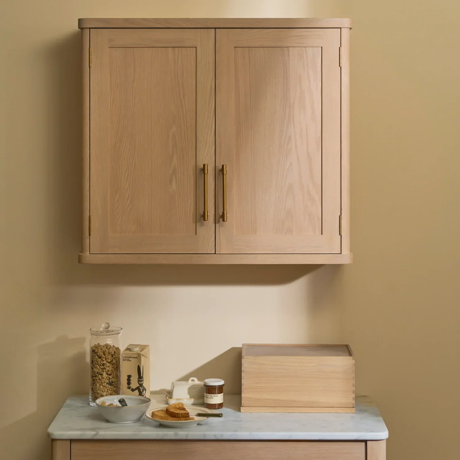 Borough Oak Kitchen Wall Cabinet - Image 4
