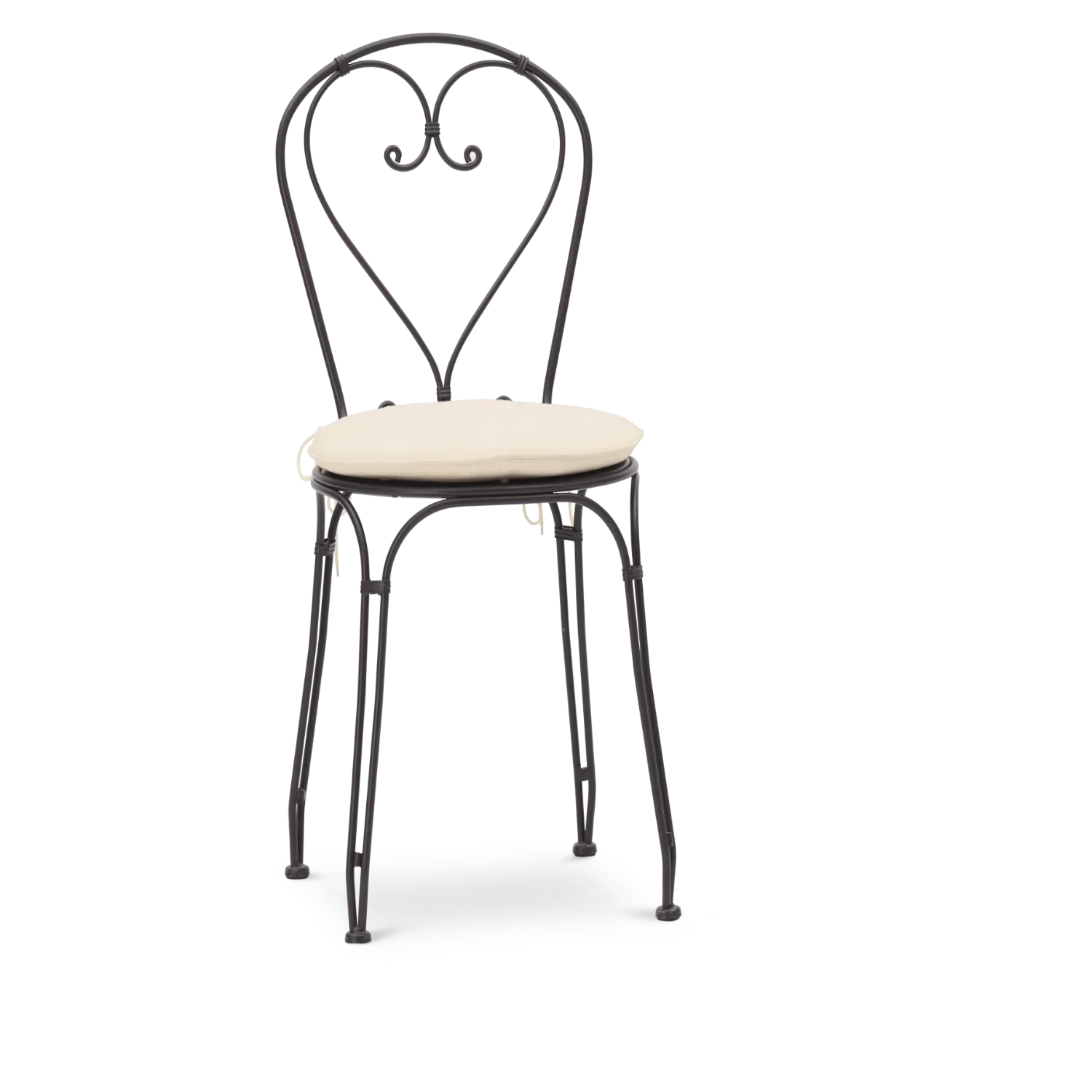 Boscombe 6 Seater Round Metal Garden Dining Set with Granite Top - Image 4