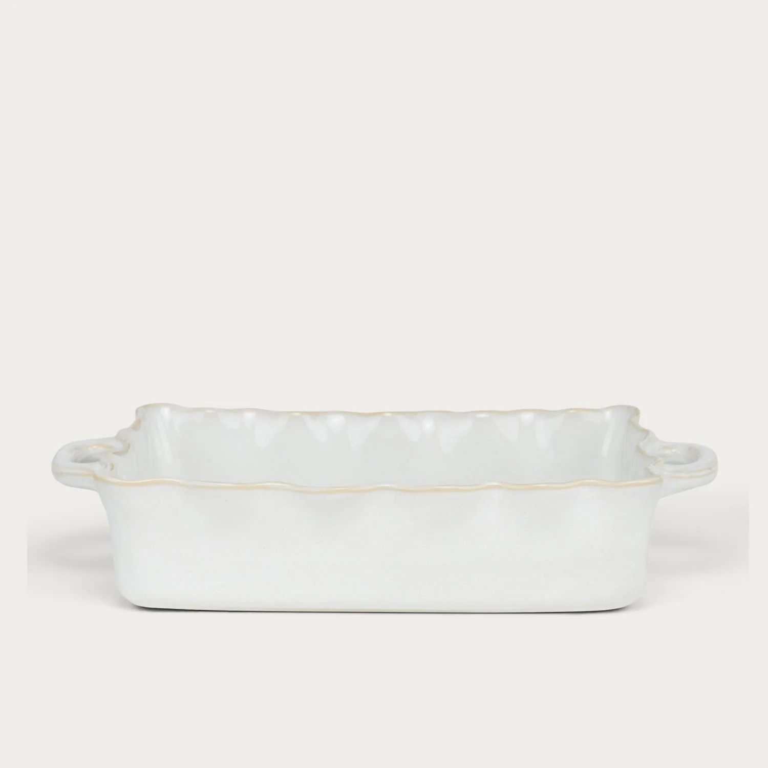 Bramley Stoneware Baking Dish, White - Image 4