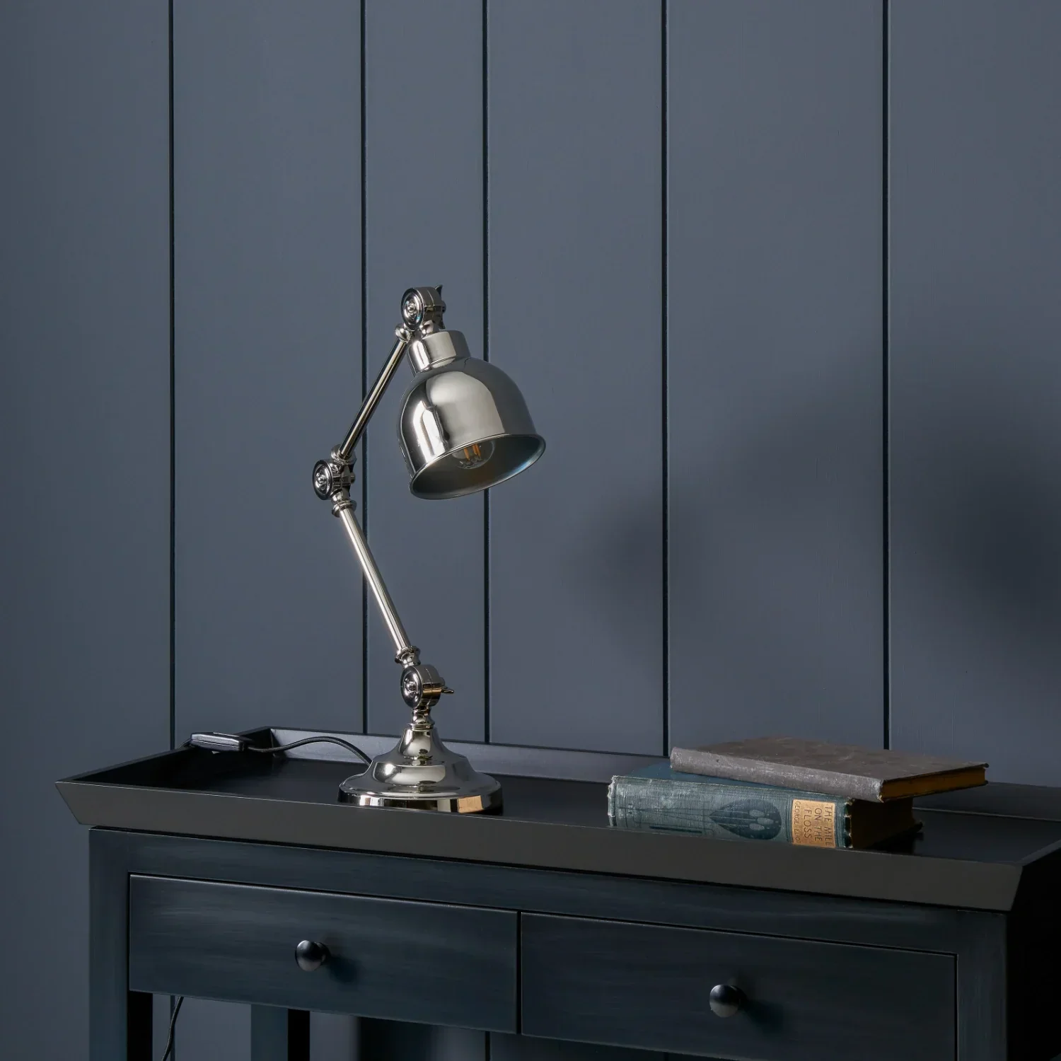 Brompton Nickel Reading Desk Light - Image 2