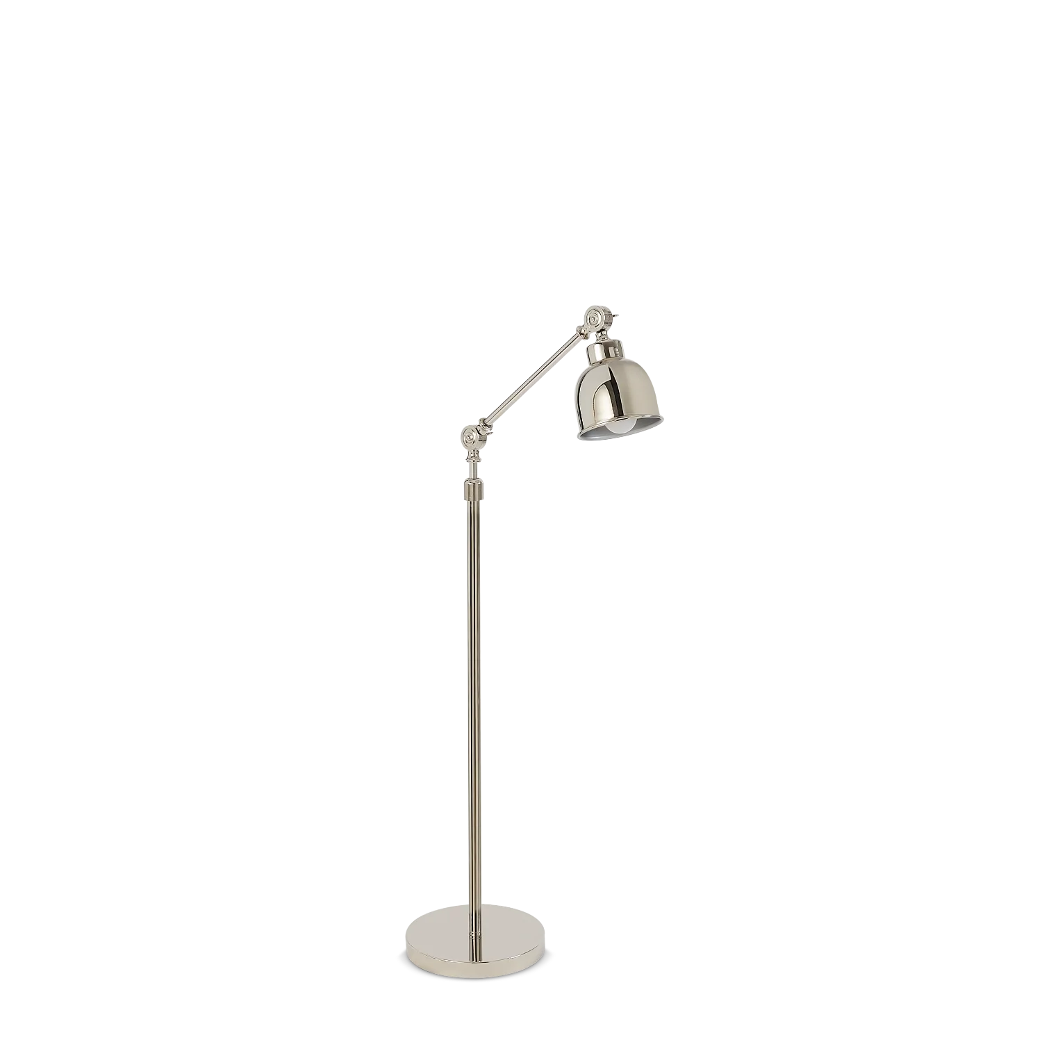 Brompton Nickel Reading Floor Lamp - Image 9