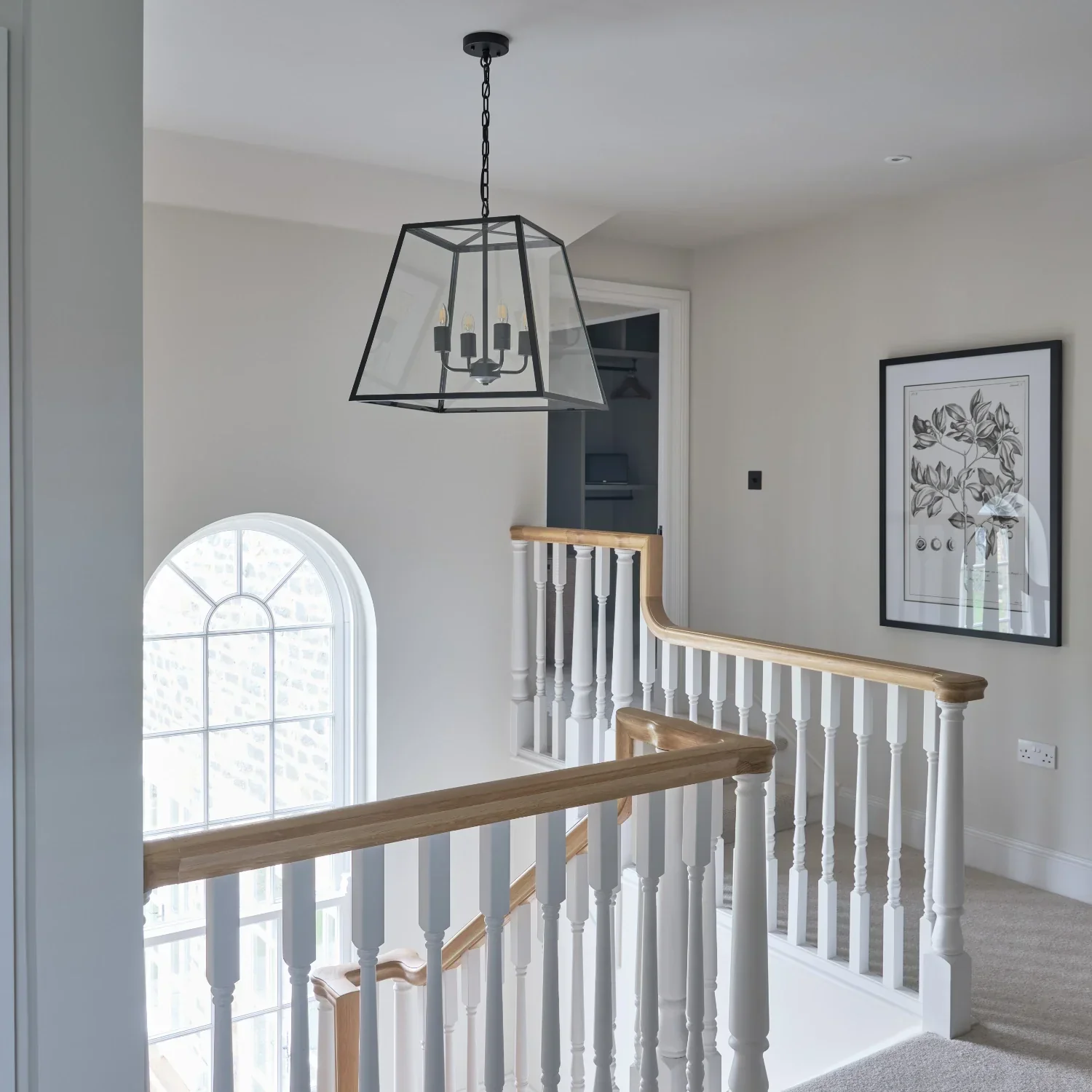 Browning Large Bronze Pendant Light - Image 4