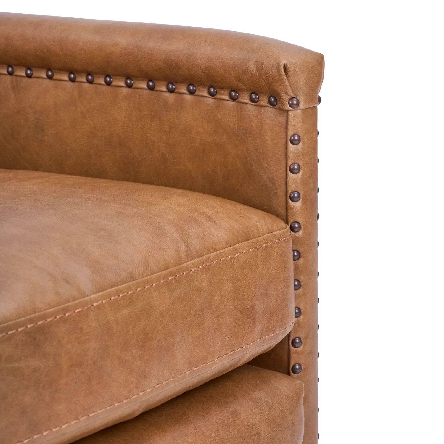 Caspar Leather Armchair - Image 5
