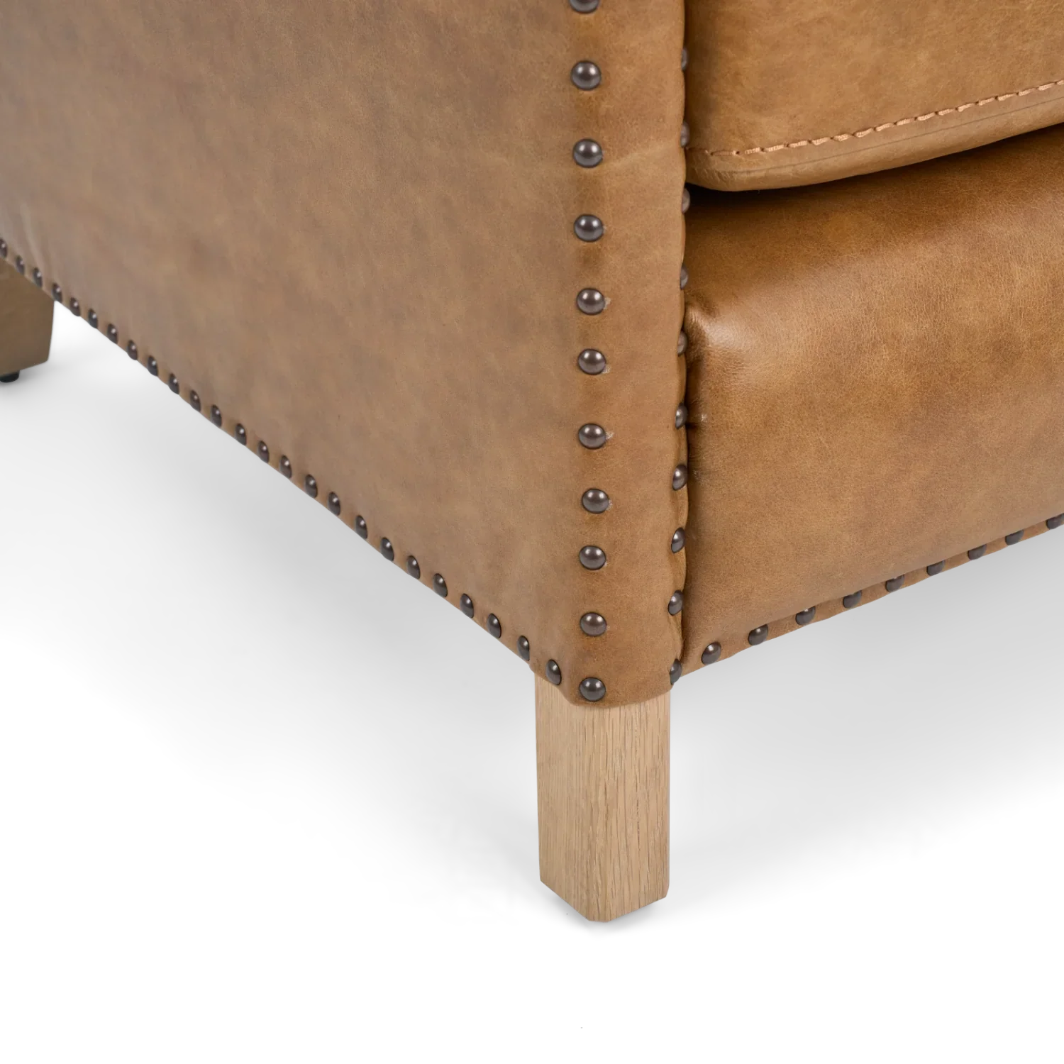 Caspar Leather Armchair - Image 7