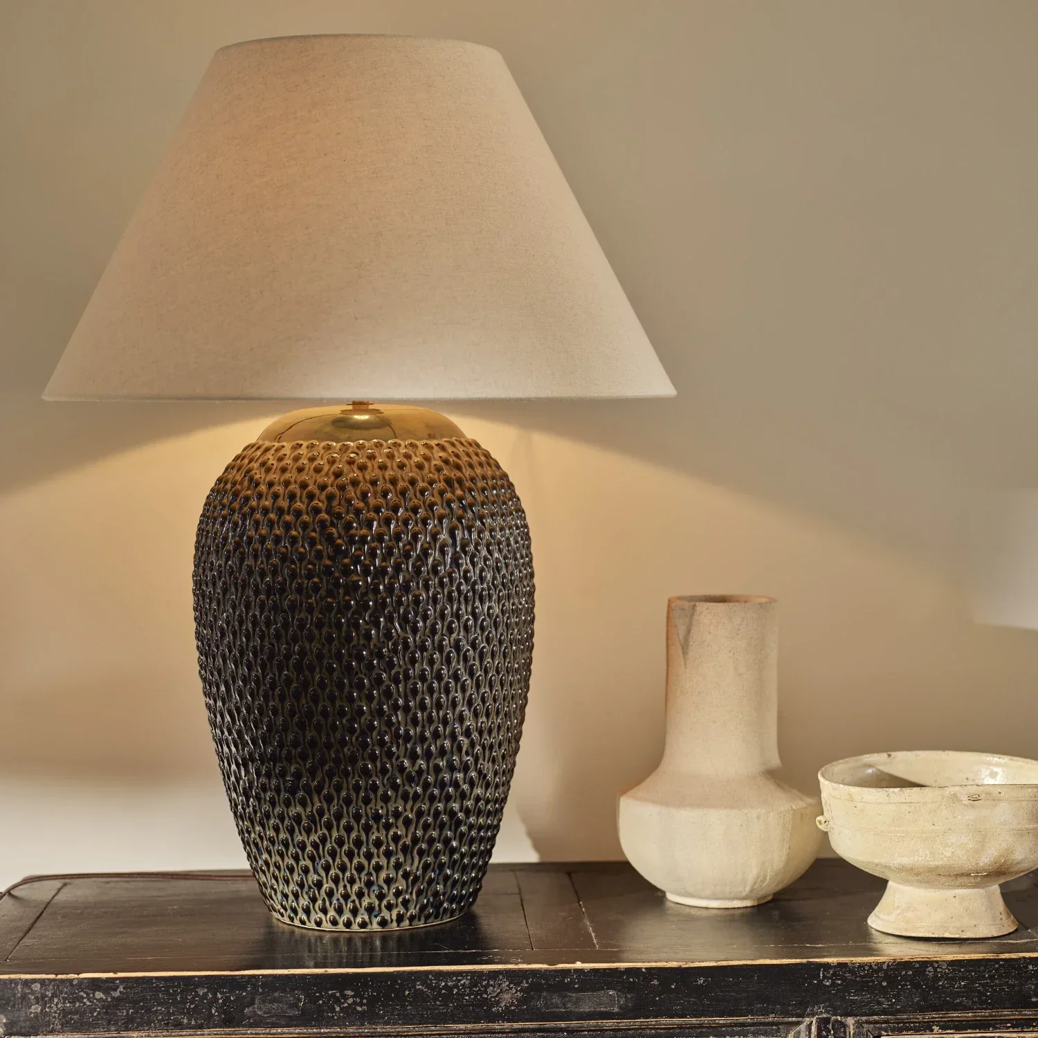 Caspian Large Ceramic Table Lamp - Image 3