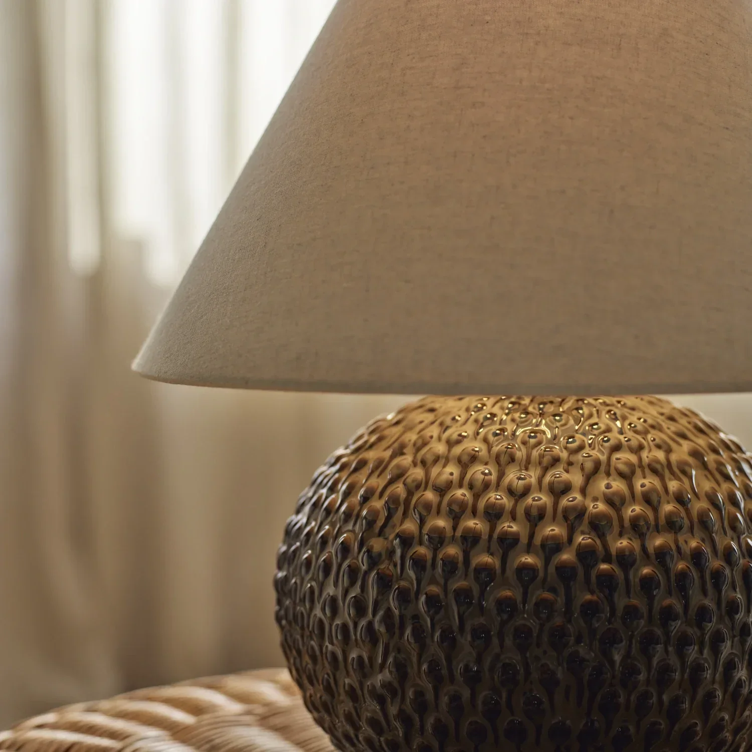 Caspian Small Ceramic Table Lamp - Image 3