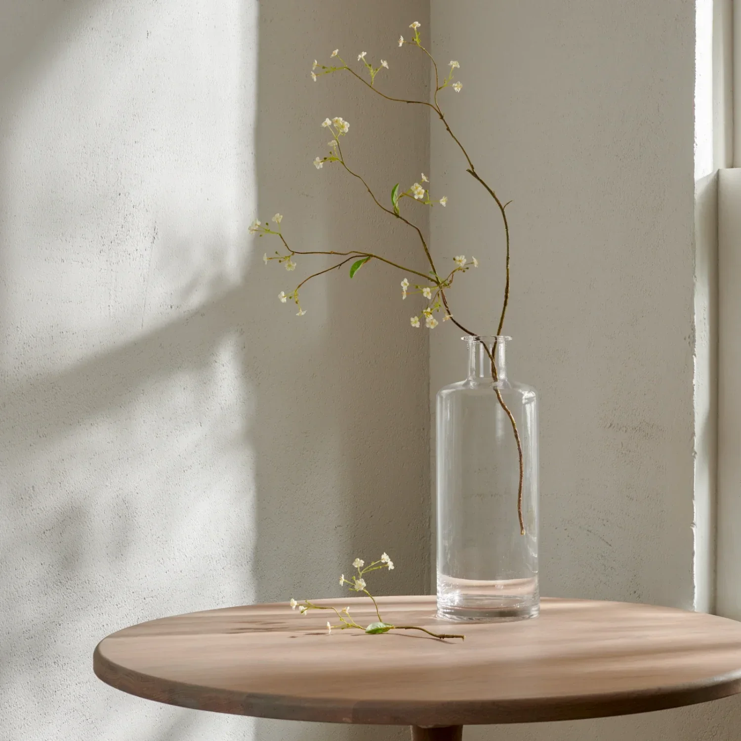 Castleford Tall Glass Bottle Vase, Clear