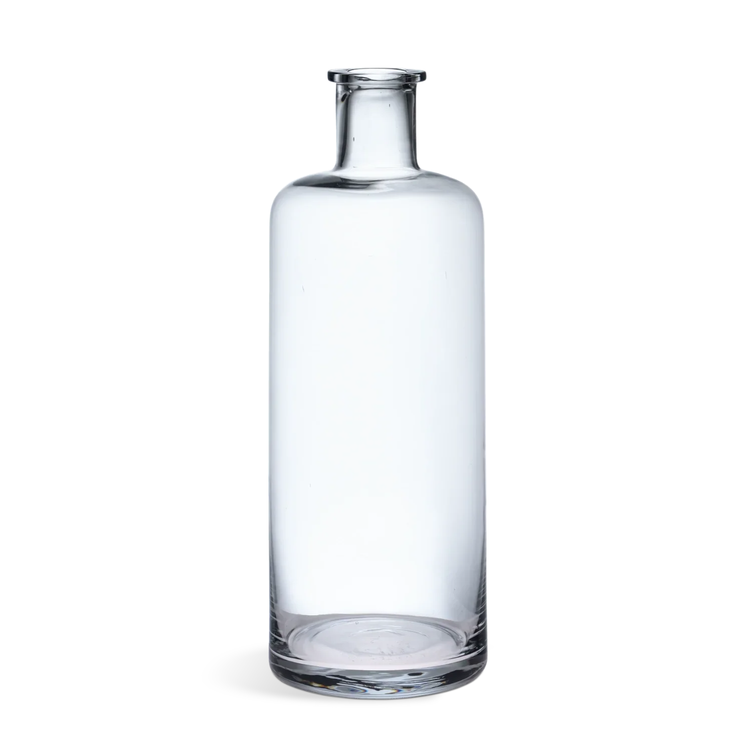 Castleford Tall Glass Bottle Vase, Clear - Image 3