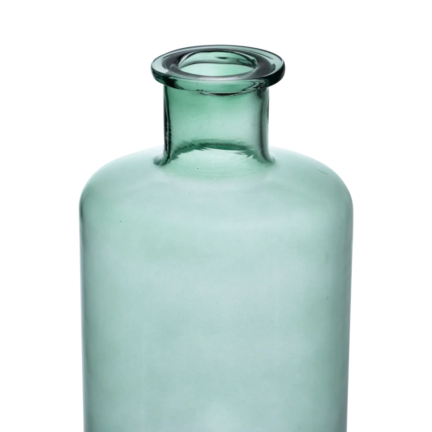 Castleford Tall Glass Bottle Vase, Forest - Image 3