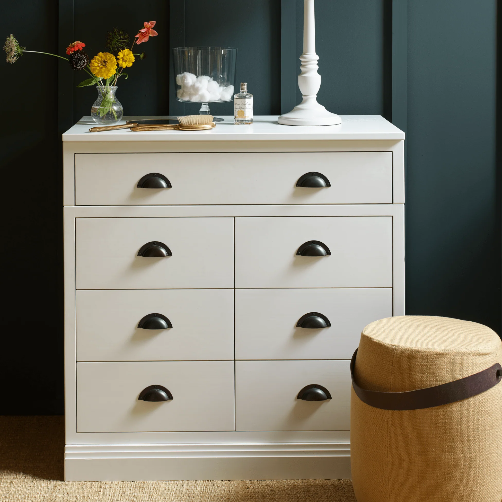 Chawton Tall Chest Of Drawers, Painted