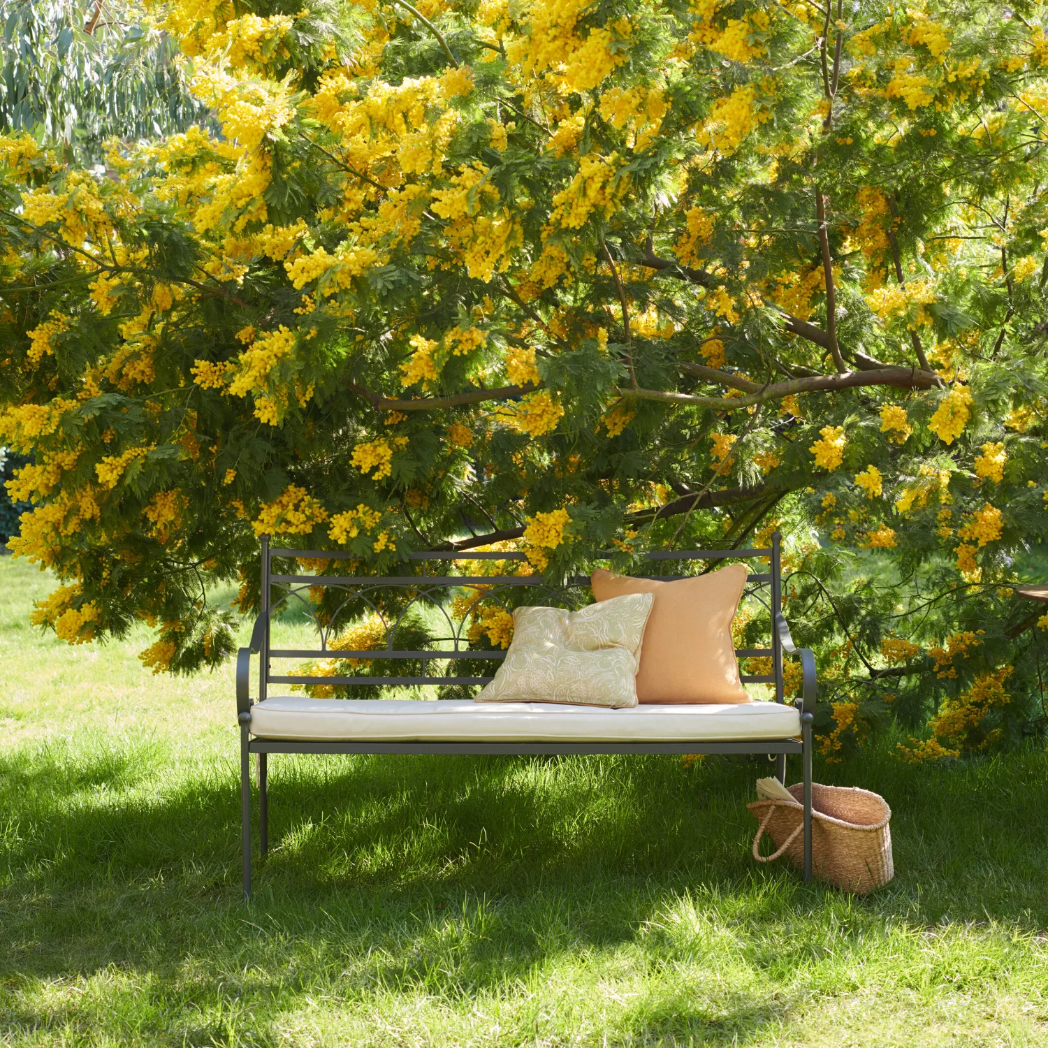 Cheltenham 2 Seater Metal Garden Bench - Image 4