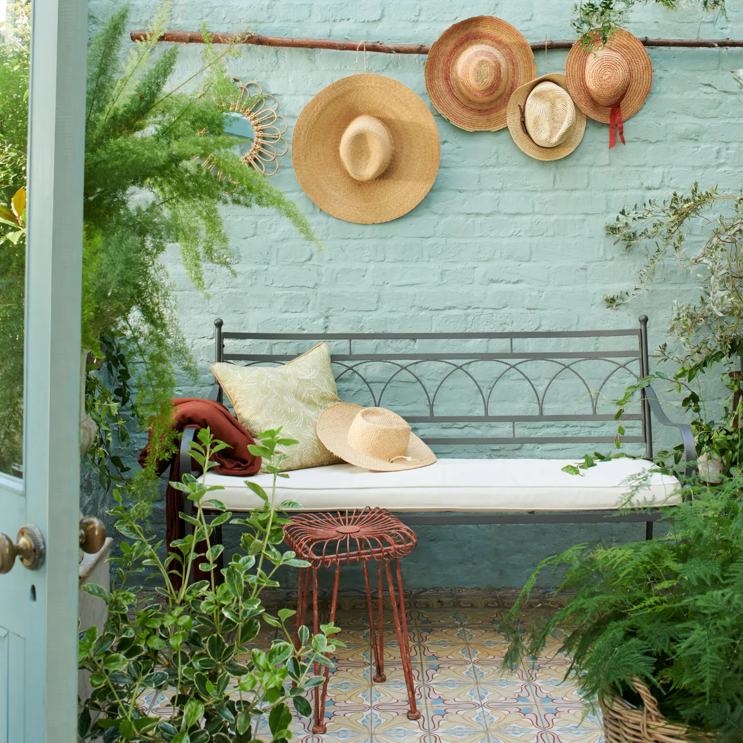 Cheltenham 2 Seater Metal Garden Bench - Image 6