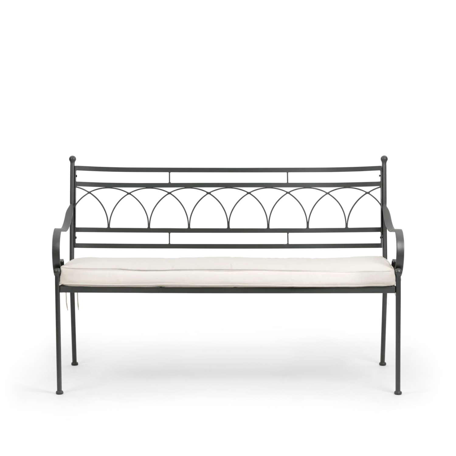 Cheltenham 2 Seater Metal Garden Bench - Image 7