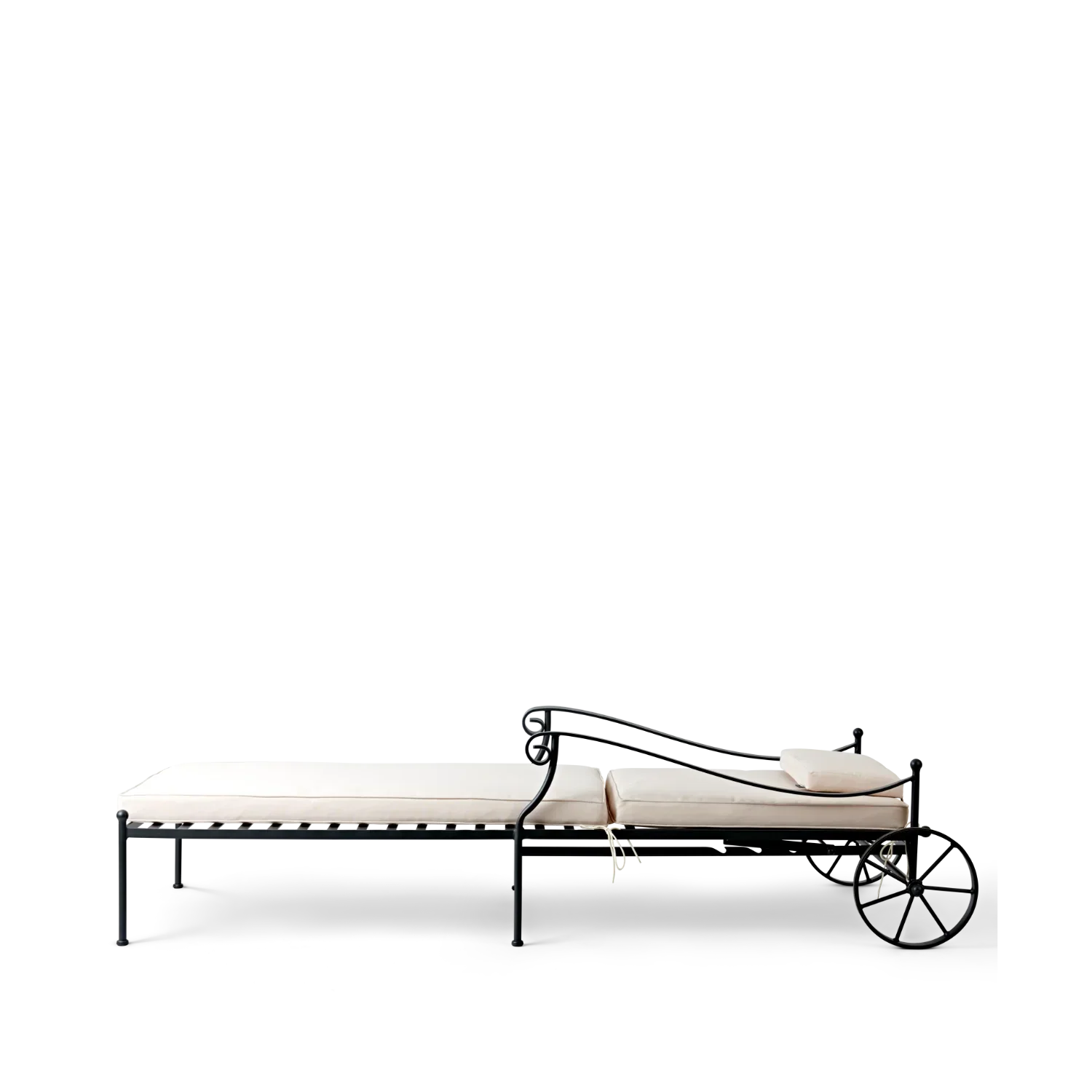 Cheltenham Metal Sun Lounger, Natural - Image 9