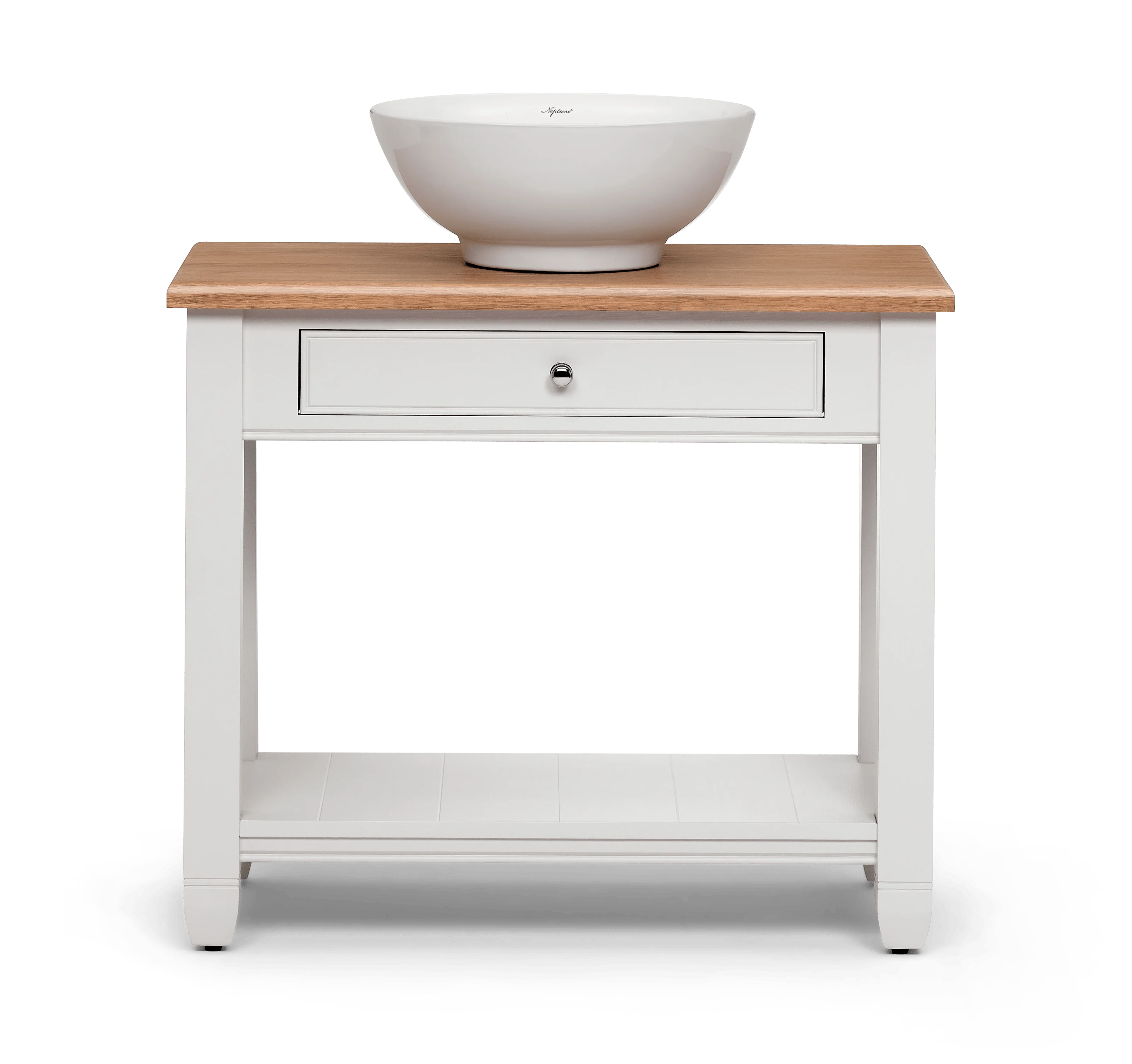 Chichester Countertop Vanity Unit with Shelf, 85cm - Image 2