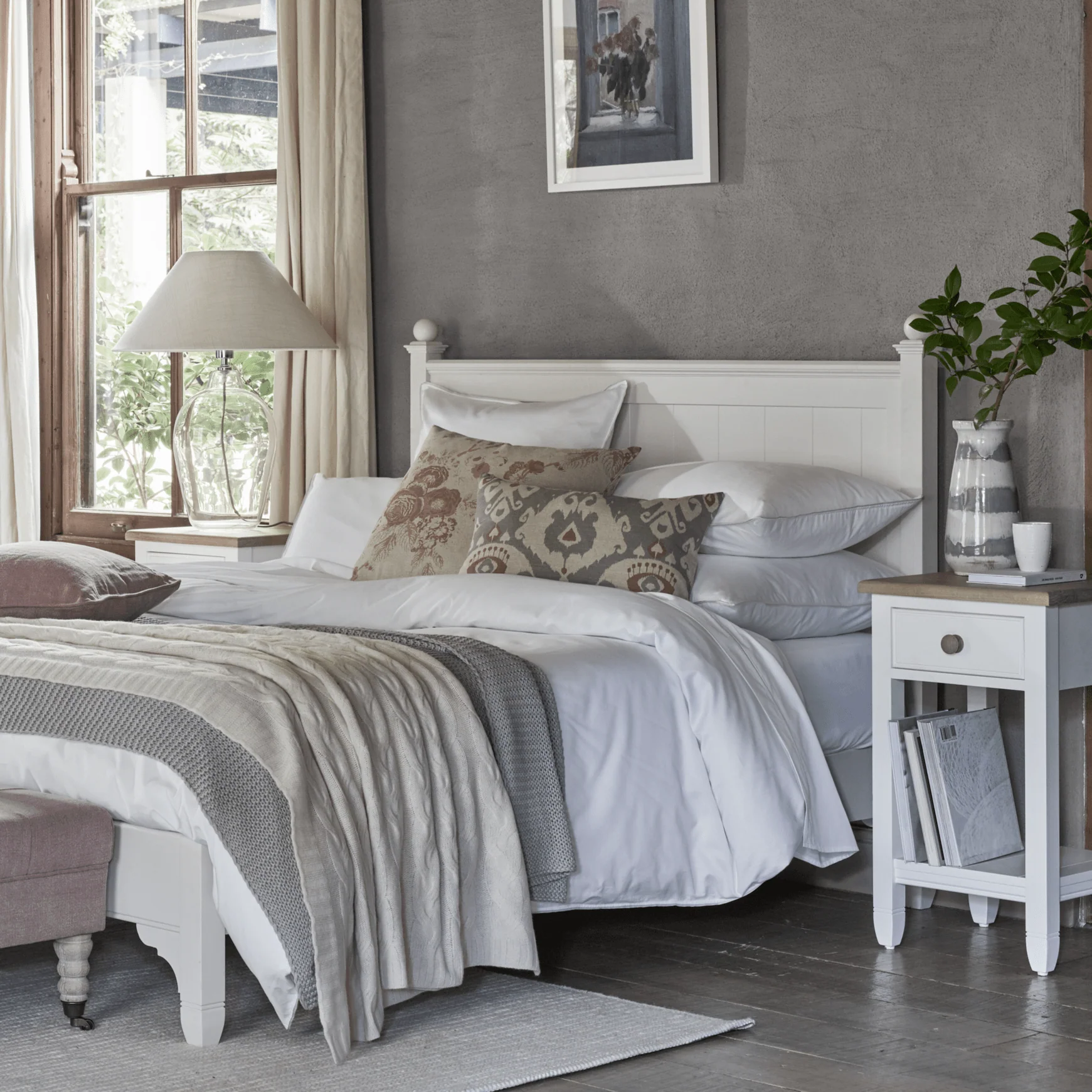 Chichester Super King Bed, Painted