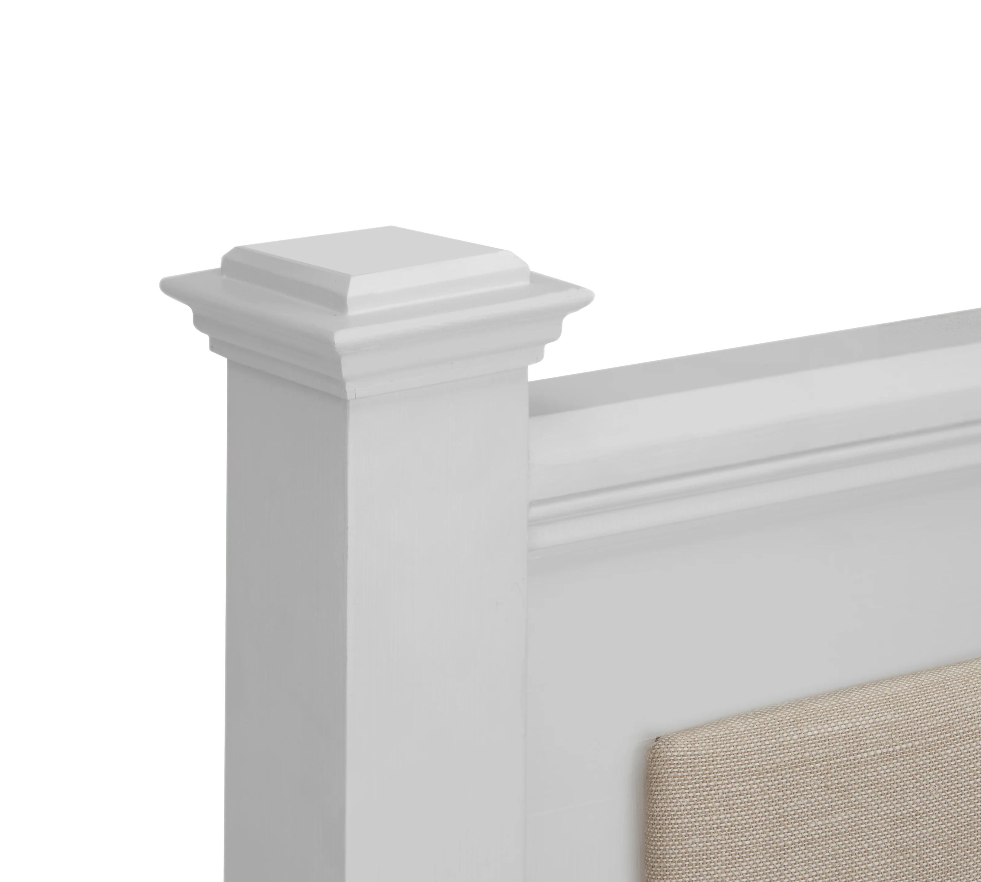 Chichester Super King Bed with Upholstered Headboard, Painted - Image 3