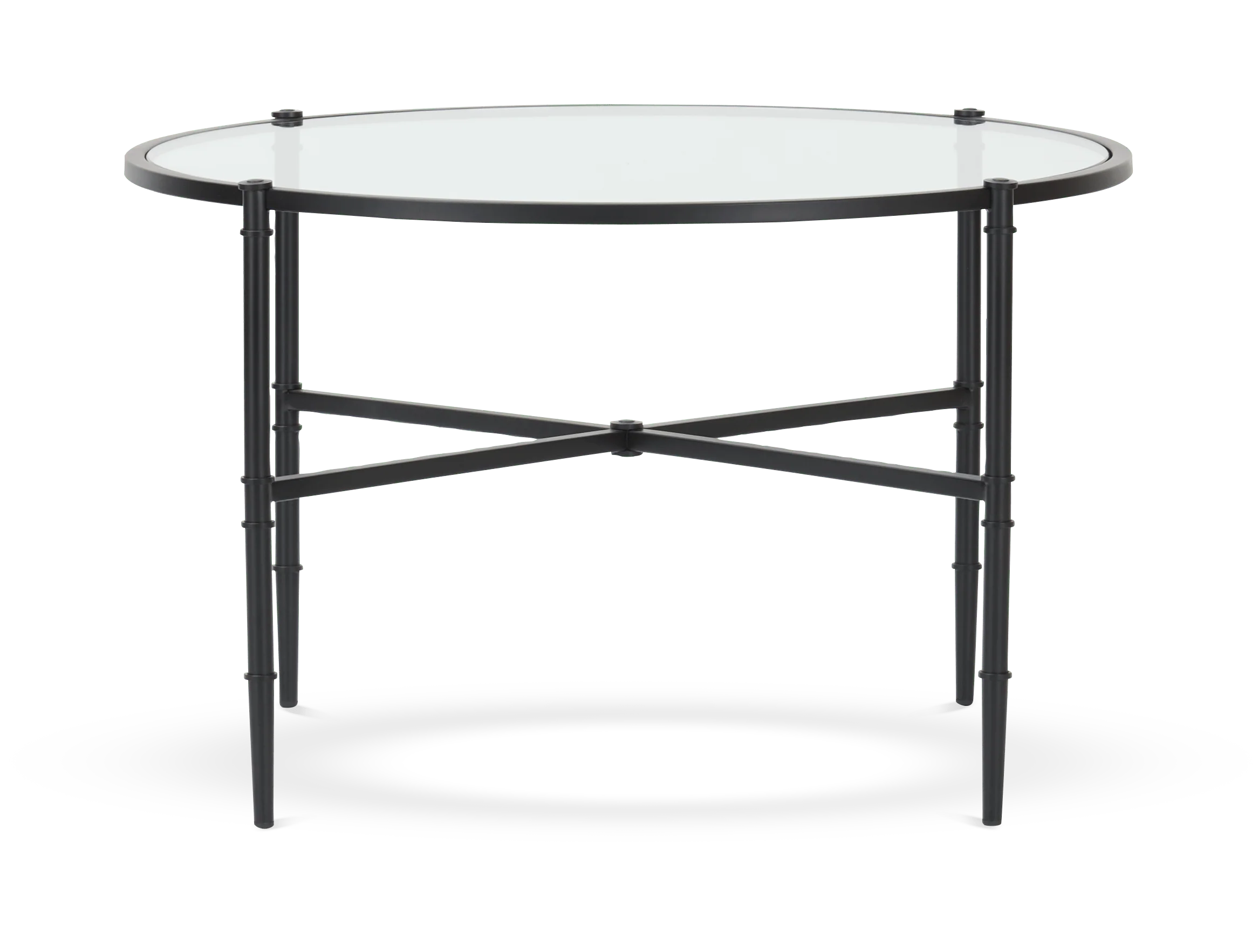 Coniston Round Glass Coffee Table - Image 5