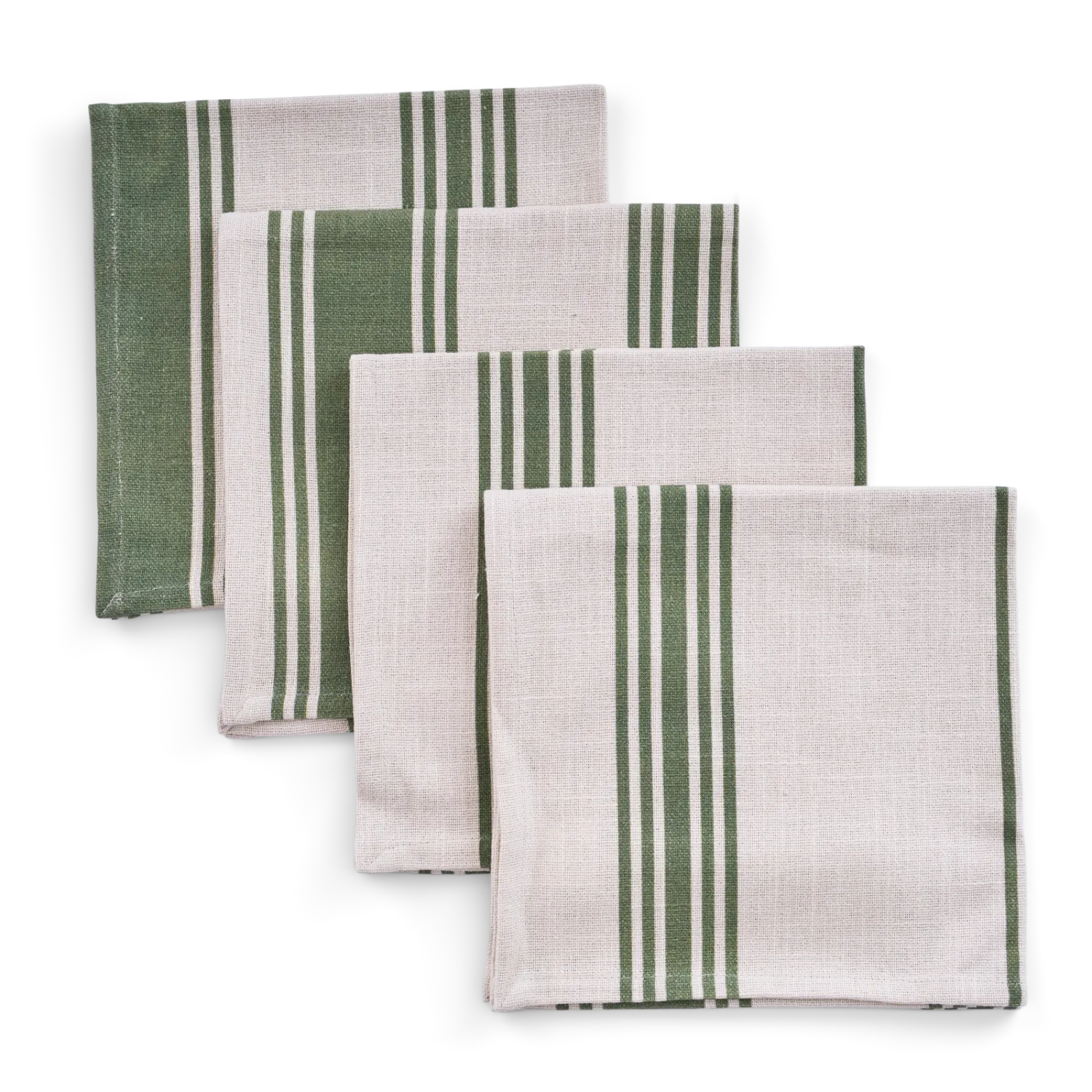 Cora Striped Cotton Linen Napkins, Set of 4 - Image 4