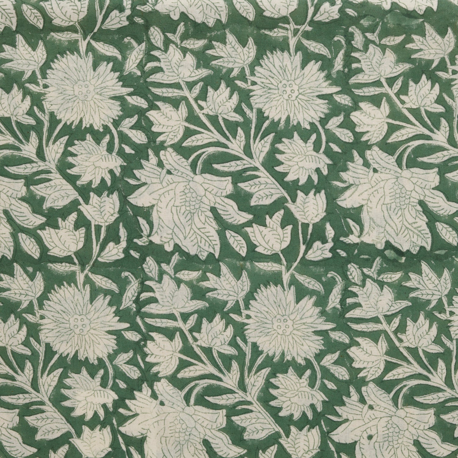 Dora Square Printed Scatter Cushion, Green - Image 3