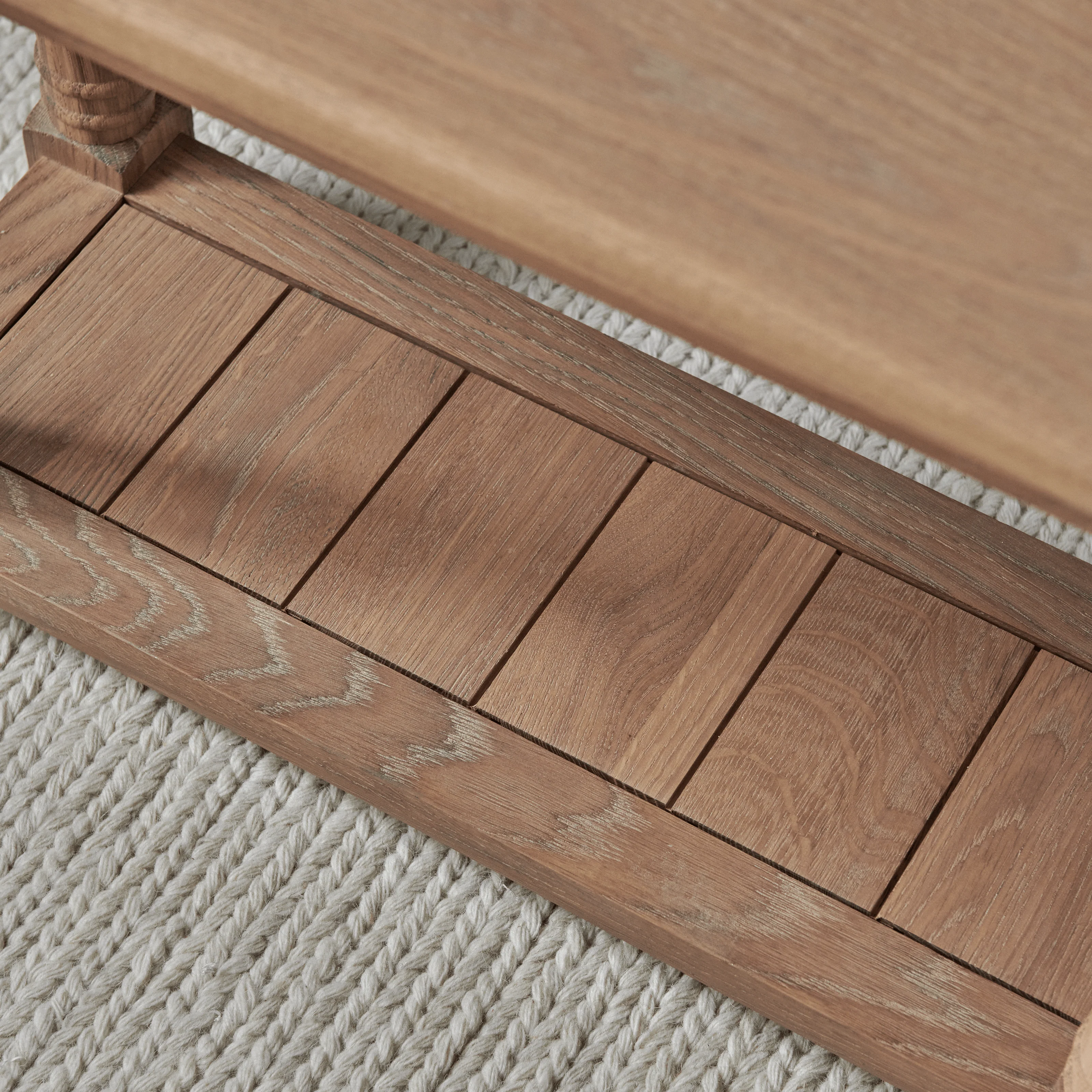 Edinburgh Narrow Oak Side Table - Image 3