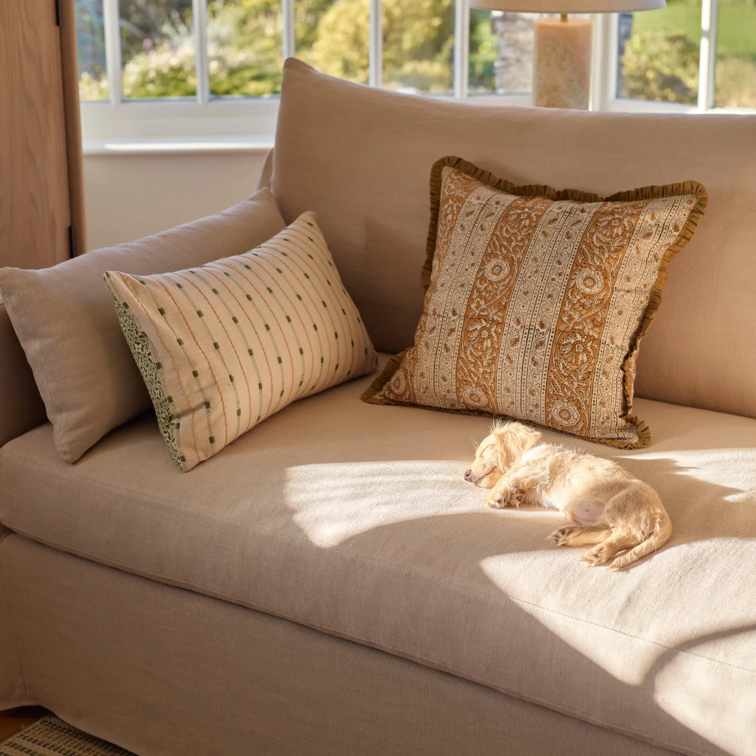 Eliza 3 Seater Loose Cover Sofa - Image 6