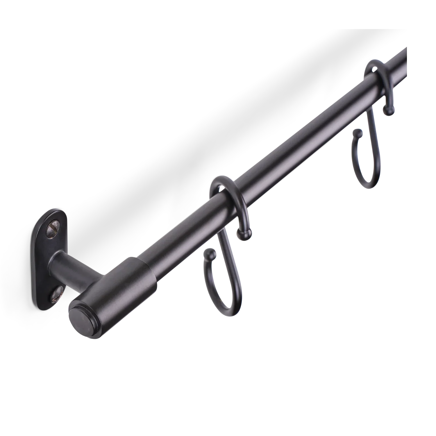 Ellington Hanging Rail & S Hooks, Bronze - Image 2