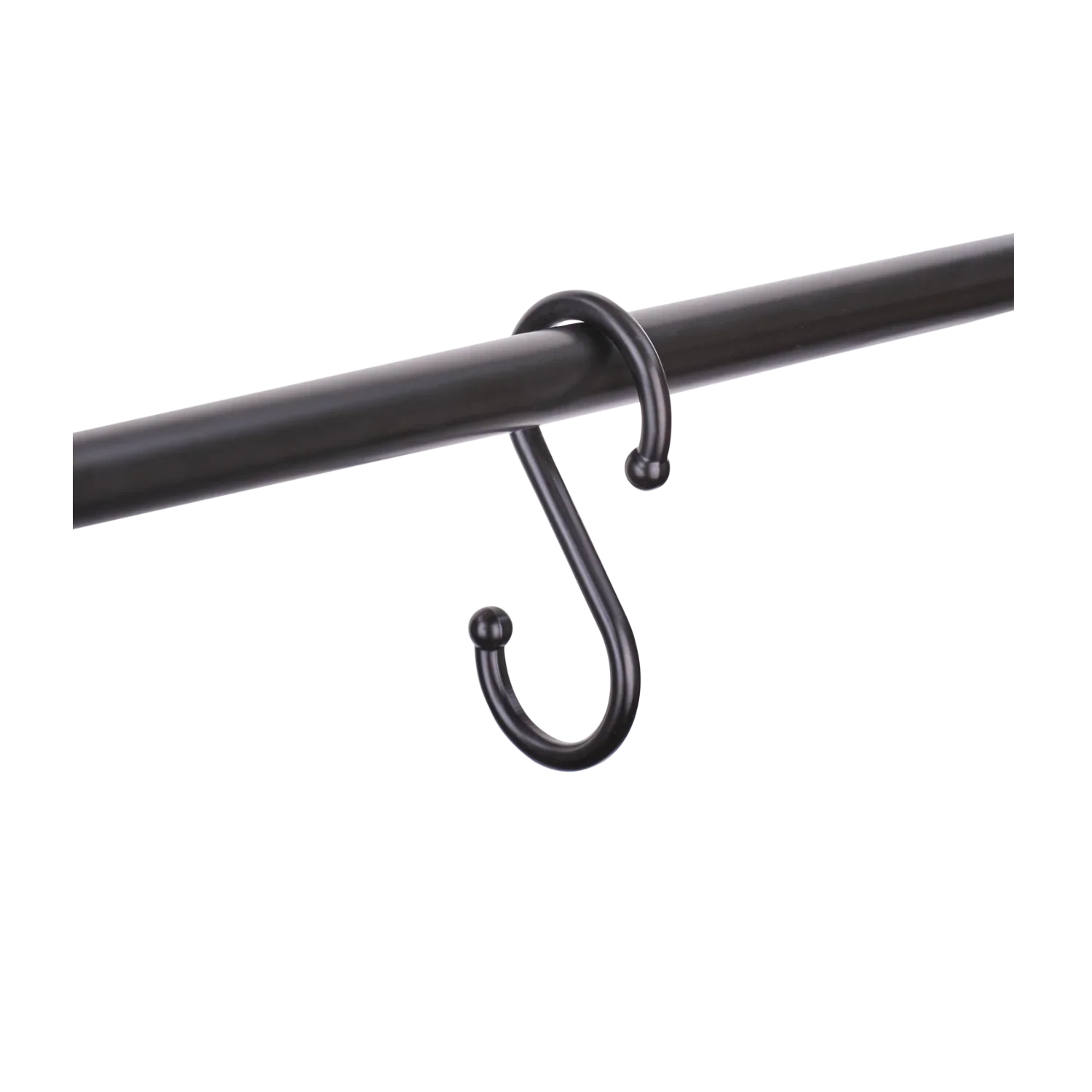 Ellington Hanging Rail & S Hooks, Bronze - Image 3